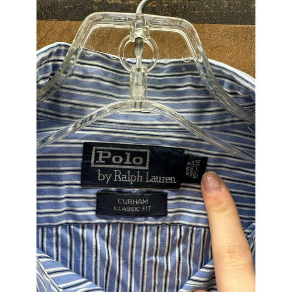 Polo Ralph Lauren‎ Curham Classic Fit Long Sleeve Button Up Size 15 1/2-34 - Picture 2 of 4